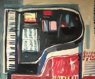 Print of Expressionism Music Paintings by Anna Hymas