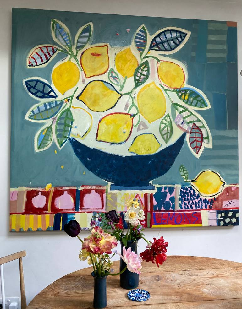 Original Expressionism Still Life Painting by Anna Hymas
