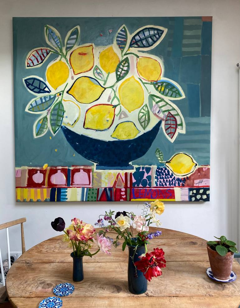 Original Expressionism Still Life Painting by Anna Hymas