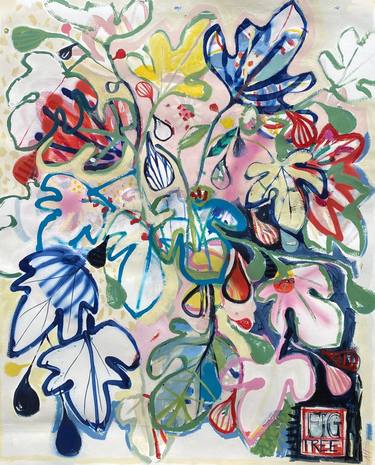 Print of Abstract Expressionism Botanic Paintings by Anna Hymas