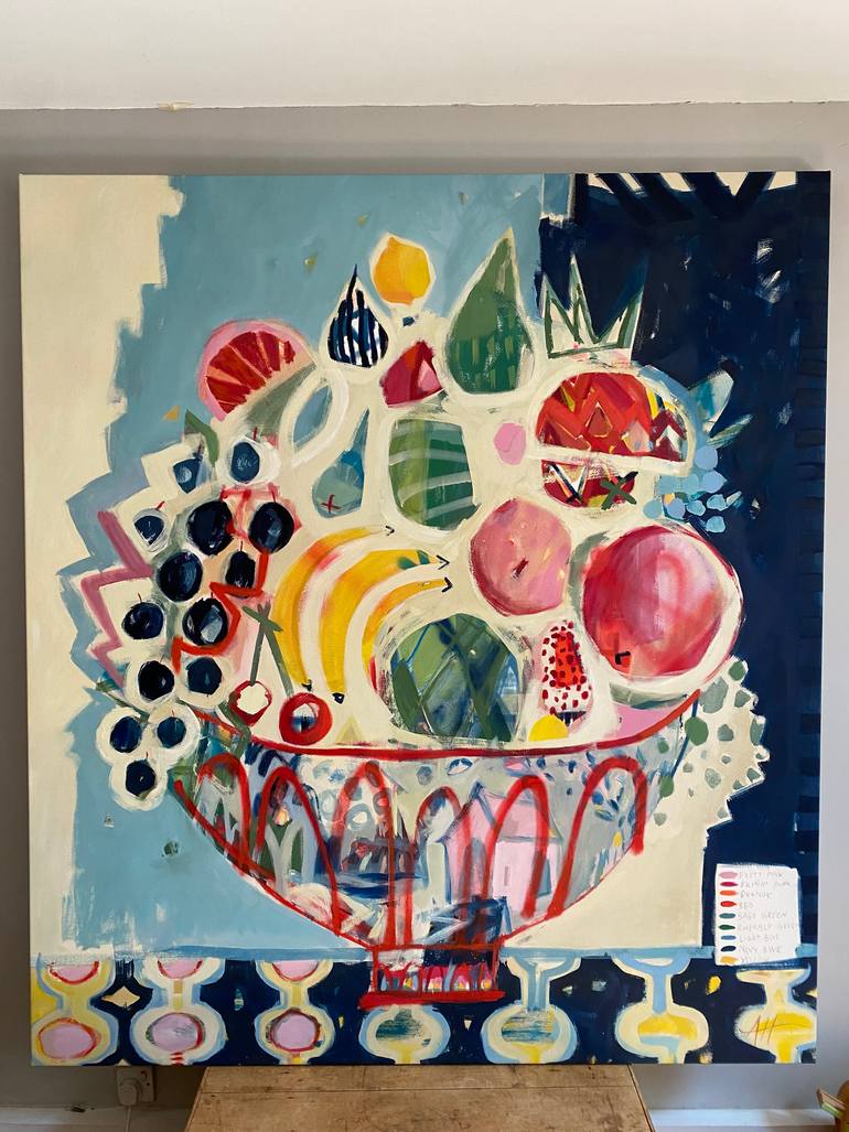 Original Expressionism Still Life Painting by Anna Hymas