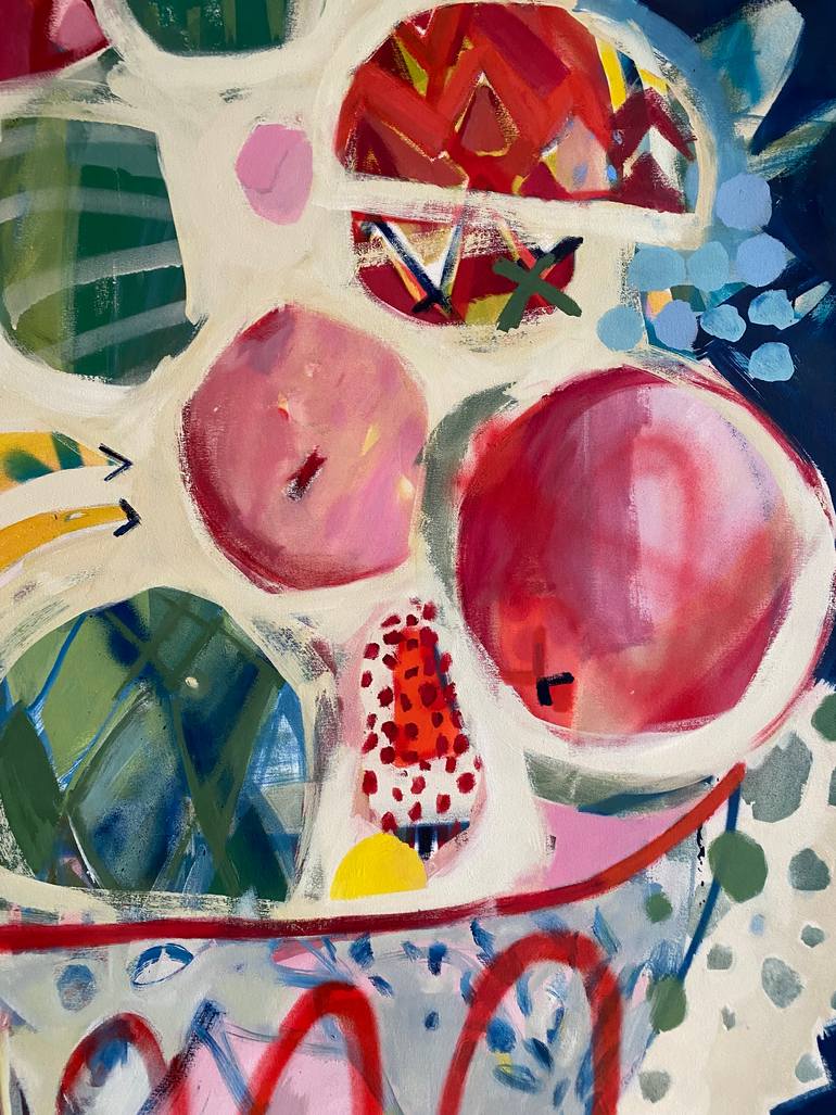 Original Expressionism Still Life Painting by Anna Hymas