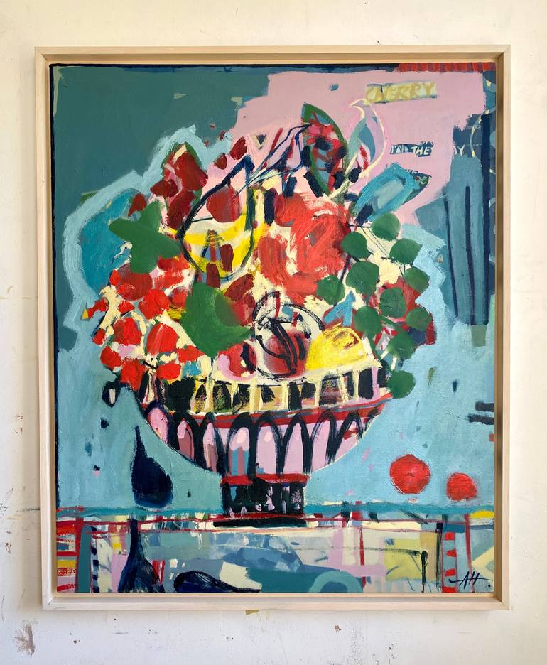 Original Expressionism Still Life Painting by Anna Hymas