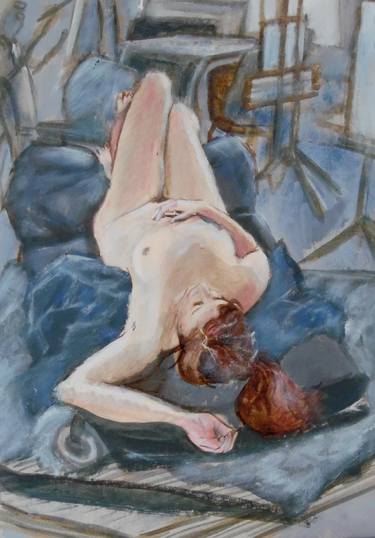 Original Nude Painting by Michelle Deyna-Hayward