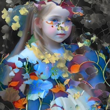 Original Contemporary Children Digital by Ludwina Van Hyfte