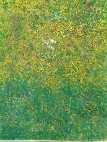 Original Impressionism Abstract Painting by Ludwina Van Hyfte