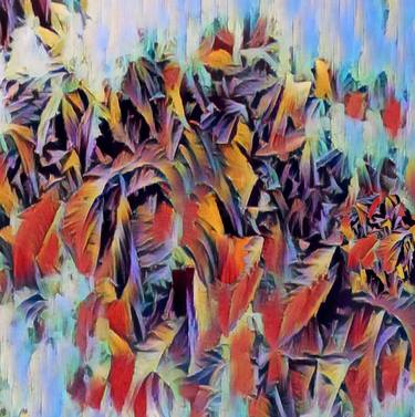 Original Conceptual Garden Mixed Media by Ludwina Van Hyfte