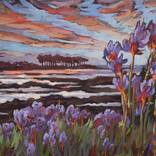 Low tide, sunset and clover by Laima Goda