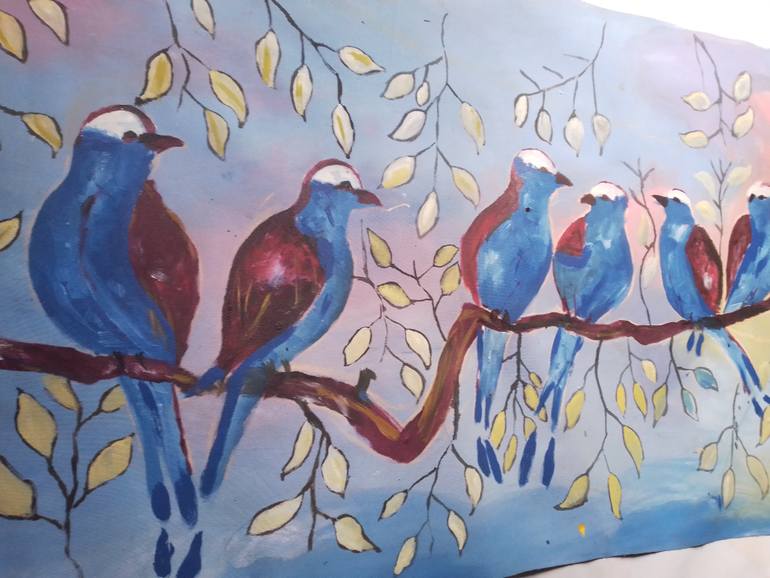 Original Abstract Animal Painting by Tarisai Munzvenga