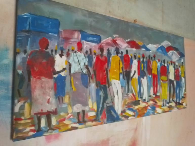 Original Contemporary People Painting by Tarisai Munzvenga