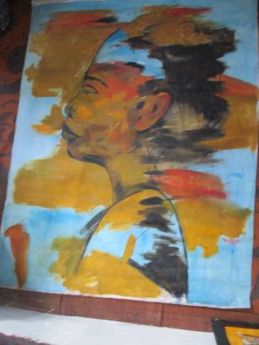 Print of Abstract People Paintings by tarisai munzvenga