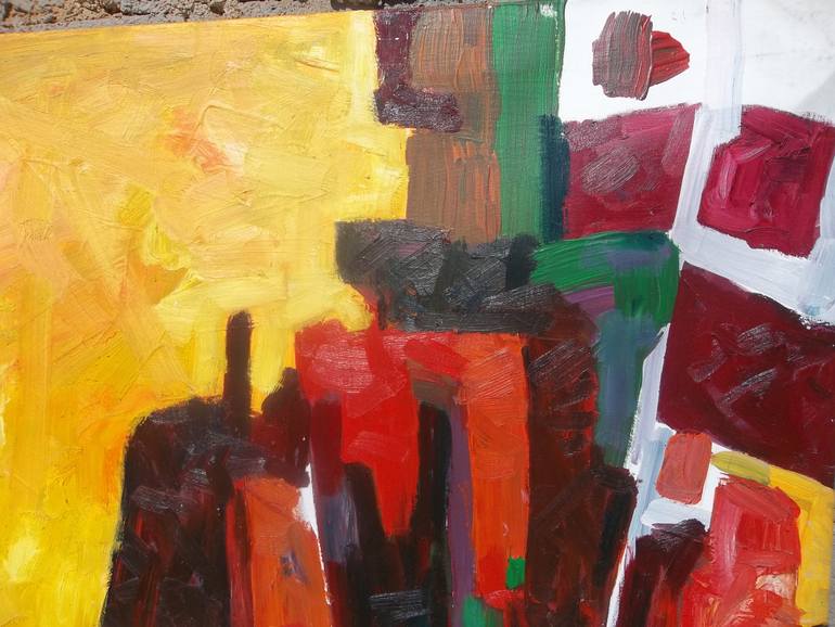 Original Modernism Abstract Painting by Tarisai Munzvenga