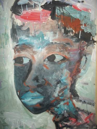 Print of Abstract People Paintings by tarisai munzvenga