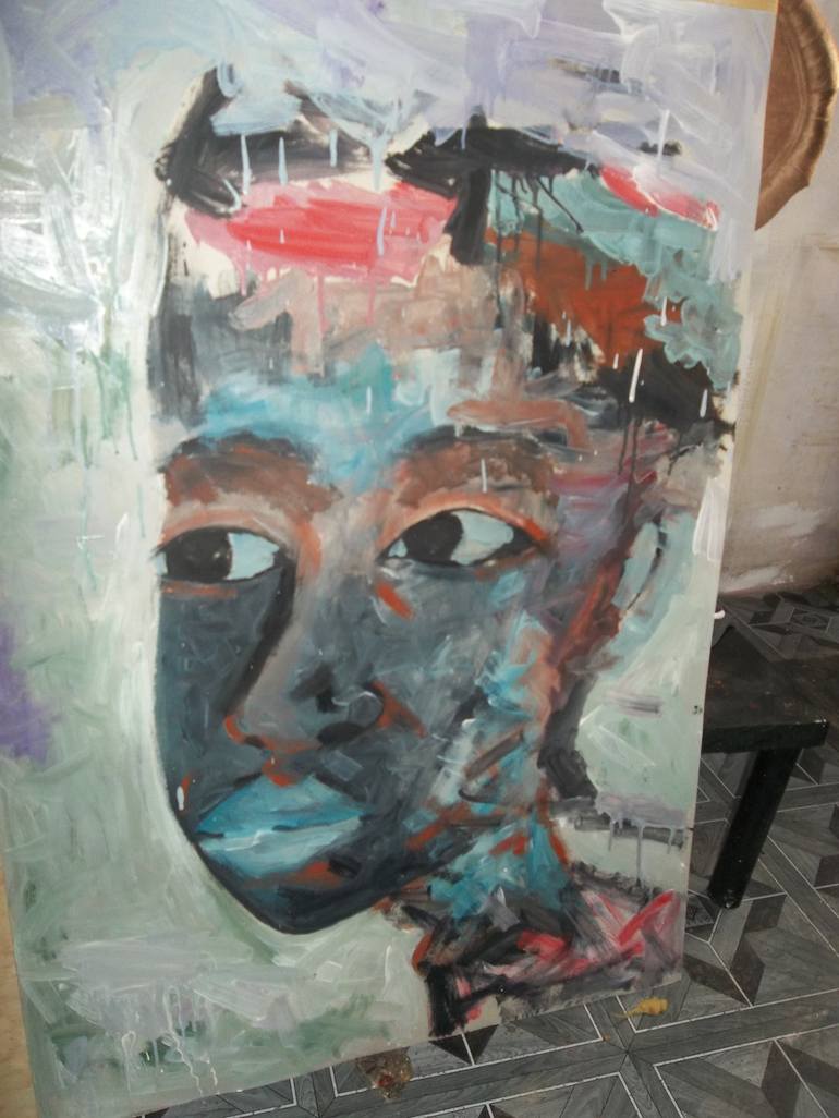 Original Abstract People Painting by tarisai munzvenga