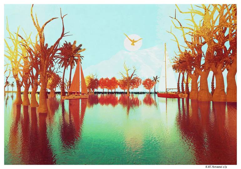 Original Contemporary Nature Digital by Abderrahim El Asraoui
