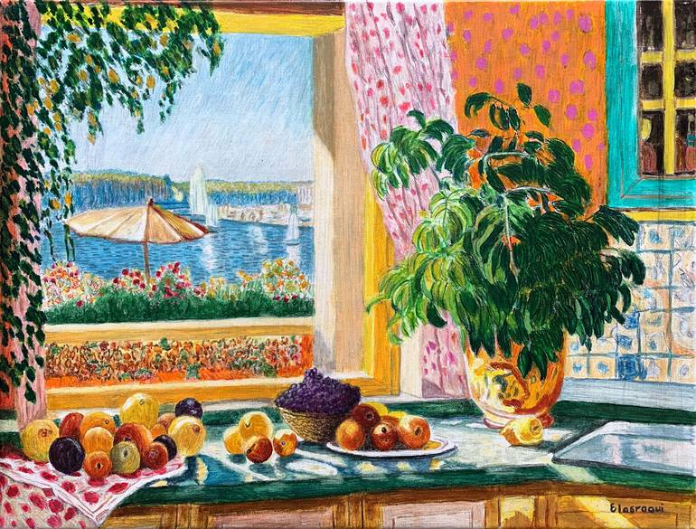 Print of Impressionism Nature Paintings by Abderrahim El Asraoui