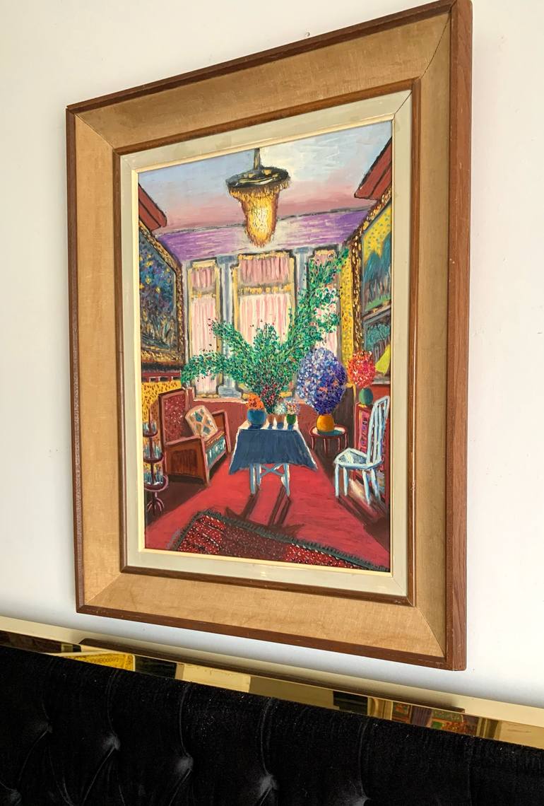 Original Expressionism Architecture Painting by Abderrahim El Asraoui