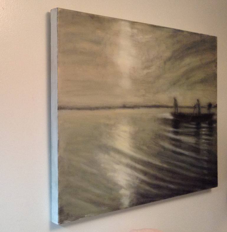Original Abstract Landscape Painting by Abderrahim El Asraoui