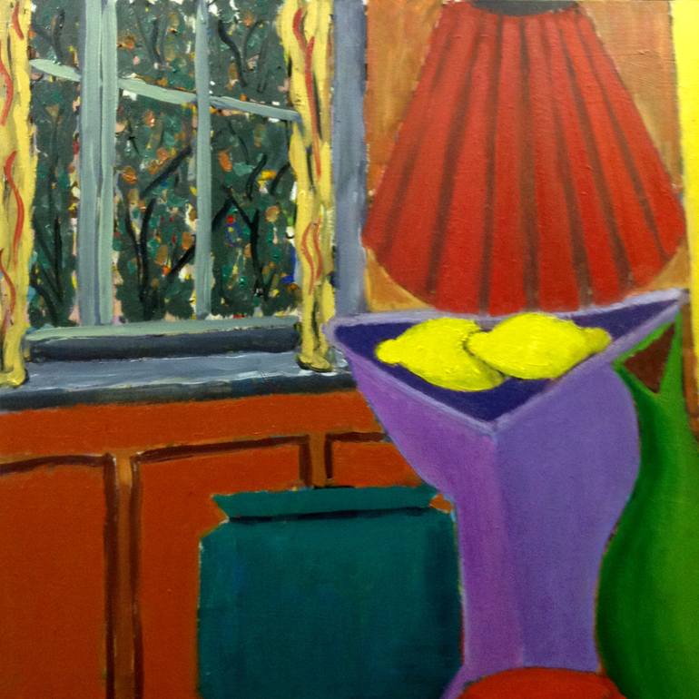 Original Interiors Painting by Abderrahim El Asraoui