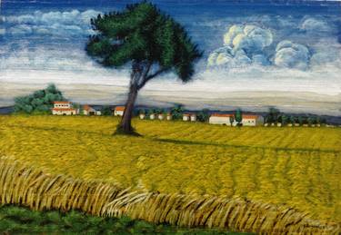Original Impressionism Landscape Paintings by Abderrahim El Asraoui
