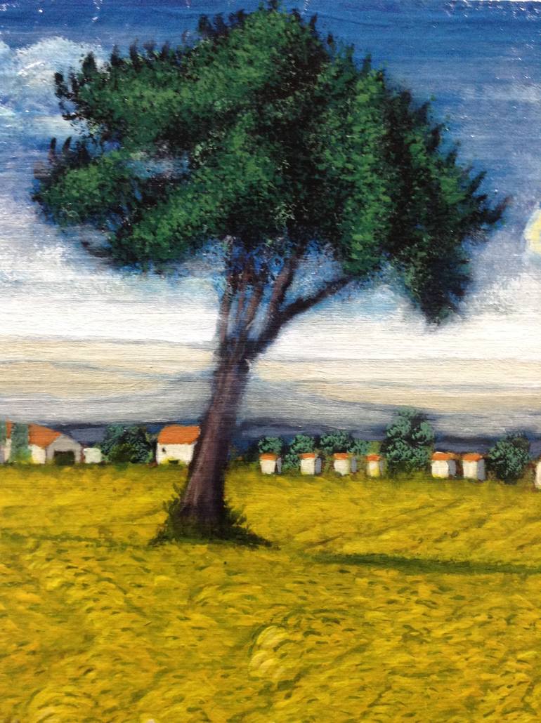 Original Landscape Painting by Abderrahim El Asraoui