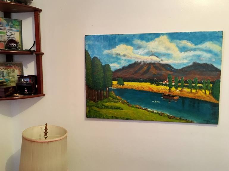 Original Landscape Painting by Abderrahim El Asraoui