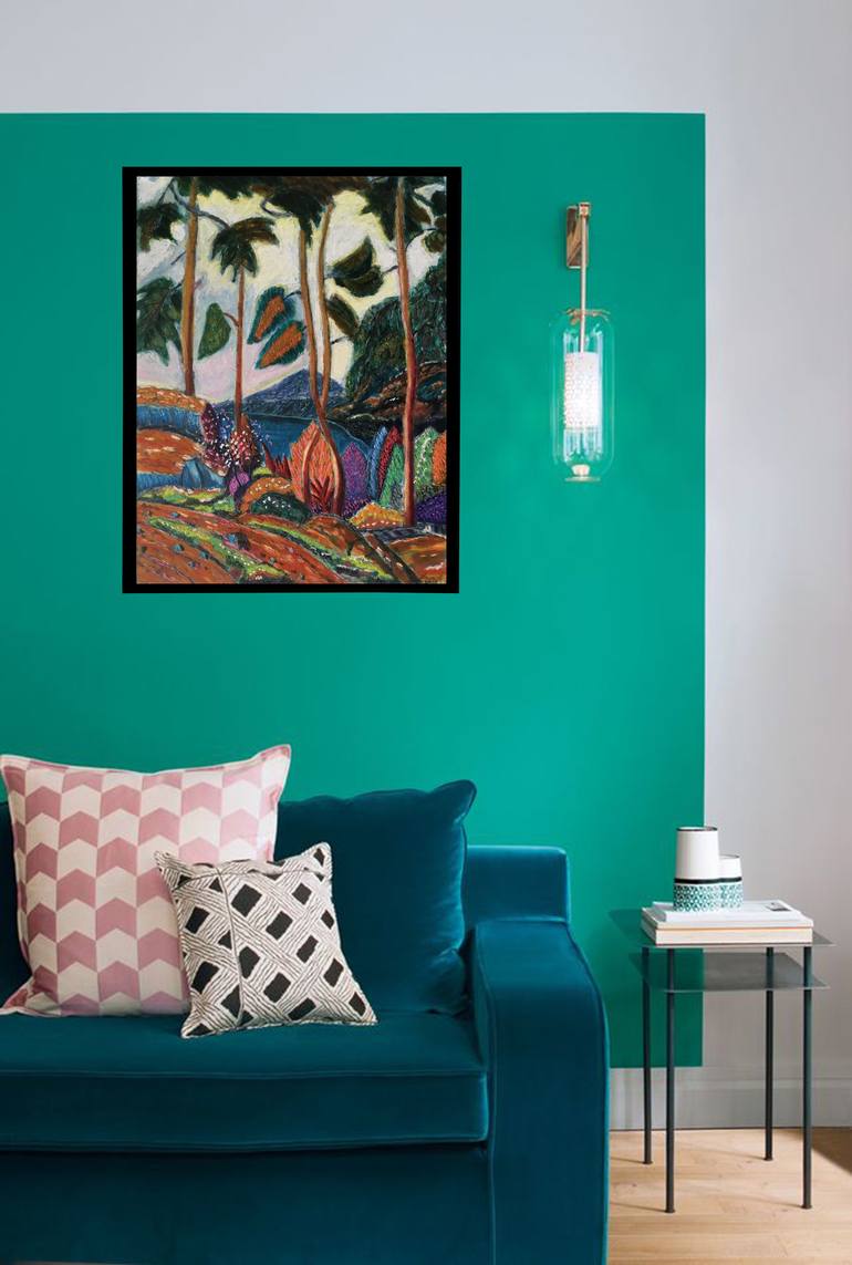 Original Impressionism Nature Painting by Abderrahim El Asraoui