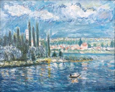 Print of Impressionism Landscape Paintings by Abderrahim El Asraoui