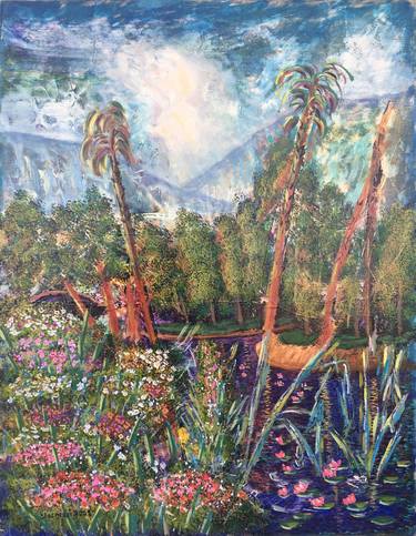 Original Impressionism Nature Paintings by Abderrahim El Asraoui
