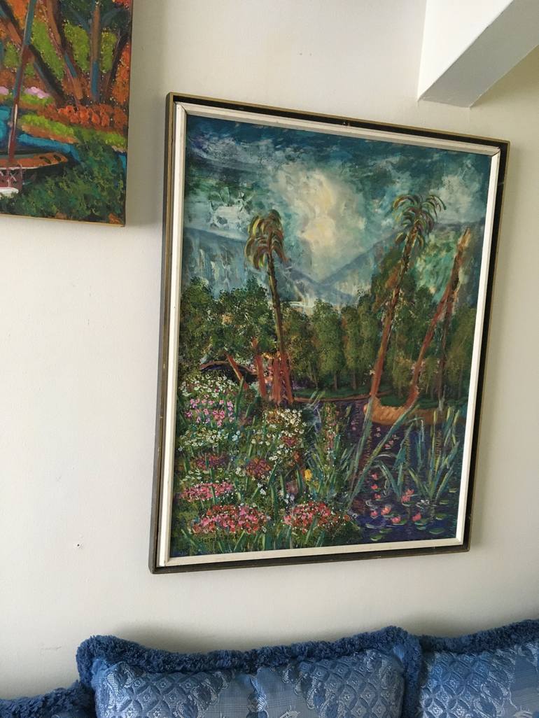 Original Impressionism Nature Painting by Abderrahim El Asraoui