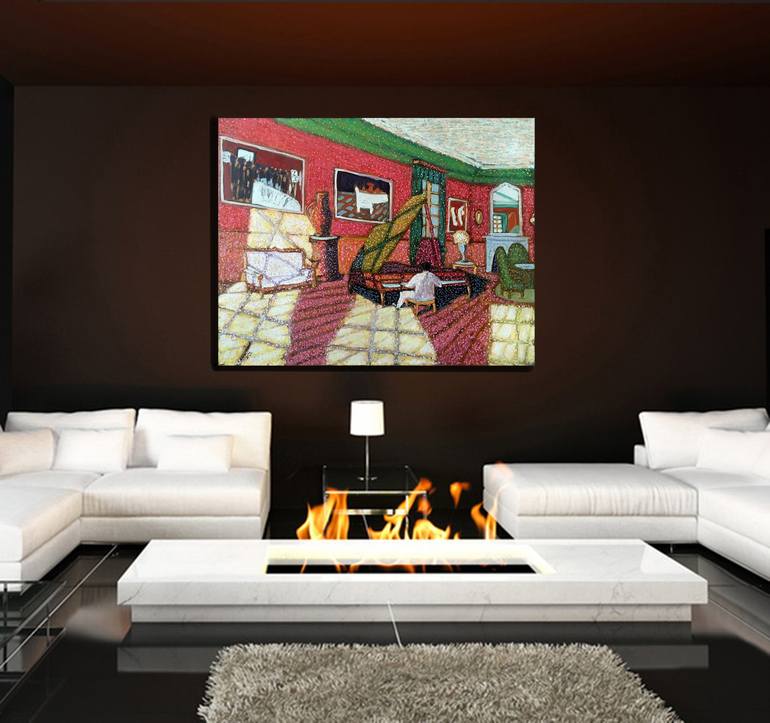 Original Home Painting by Abderrahim El Asraoui