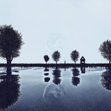 Original Minimalism Landscape Photography by Abderrahim El Asraoui
