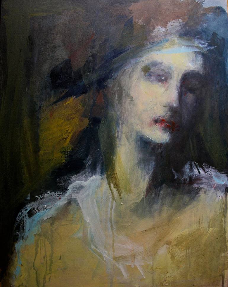 Tristesse Painting by Julian Mamie | Saatchi Art