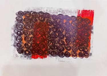 Original Abstract Printmaking by Vinh Thành