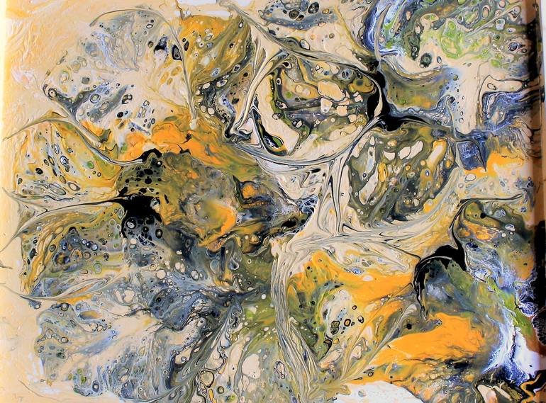 Original Abstract Expressionism Abstract Painting by Jody Scott-Olson