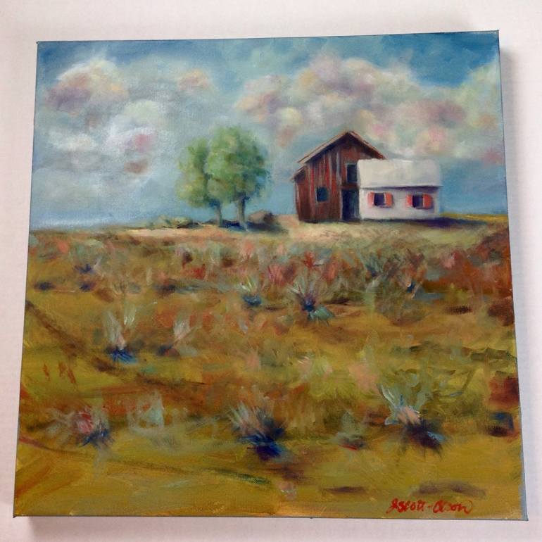 Original Expressionism Landscape Painting by Jody Scott-Olson