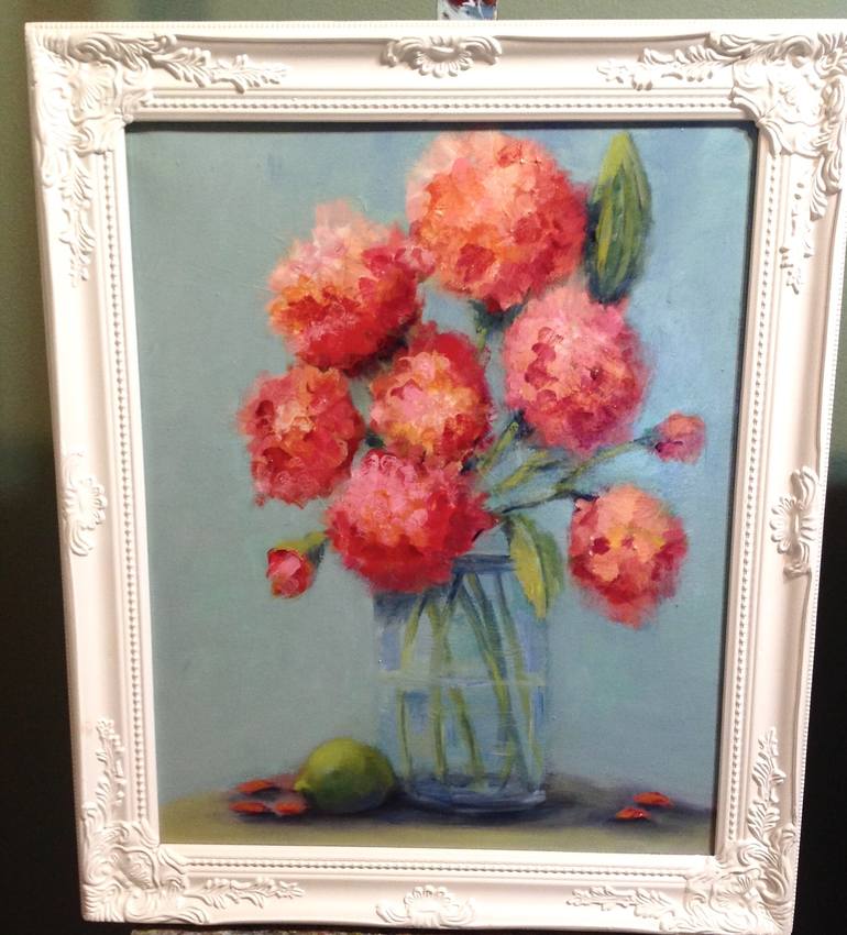Original Impressionism Floral Painting by Jody Scott-Olson
