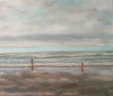 Original Impressionism Seascape Paintings by Anna Barnes-Haslam