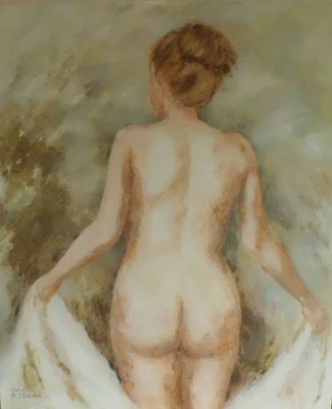 Print of Figurative Nude Paintings by Anna Barnes-Haslam