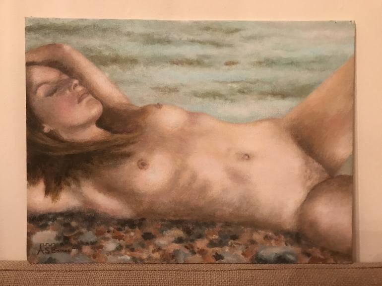 Original Erotic Painting by Anna Barnes-Haslam