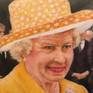 Queen Elizabeth II - Face and Hat.