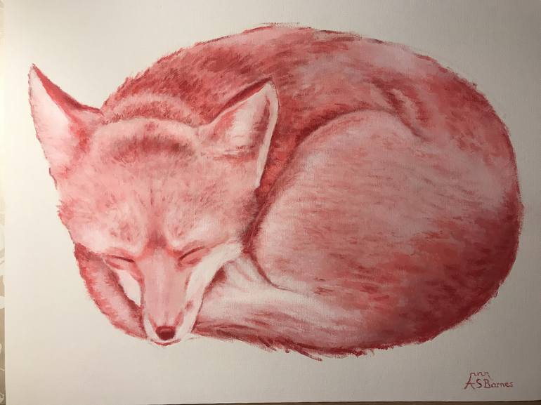 Original Animal Painting by Anna Barnes-Haslam