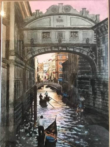 Original Figurative Landscape Painting by Anna Barnes-Haslam