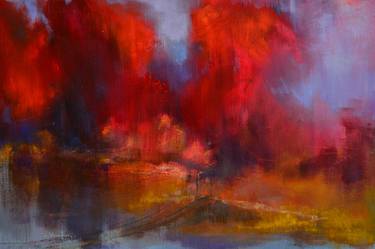 Print of Abstract Expressionism Landscape Paintings by Mykola Kocherzhuk