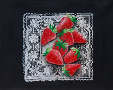 Original Fine Art Food Paintings by Laura Žaliauskaitė