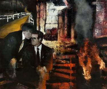 Original Expressionism Political Paintings by Jarik Jongman