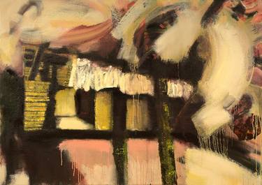 Original Abstract Expressionism Architecture Paintings by Jarik Jongman