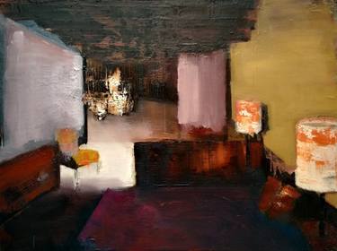 Print of Abstract Expressionism Interiors Paintings by Jarik Jongman