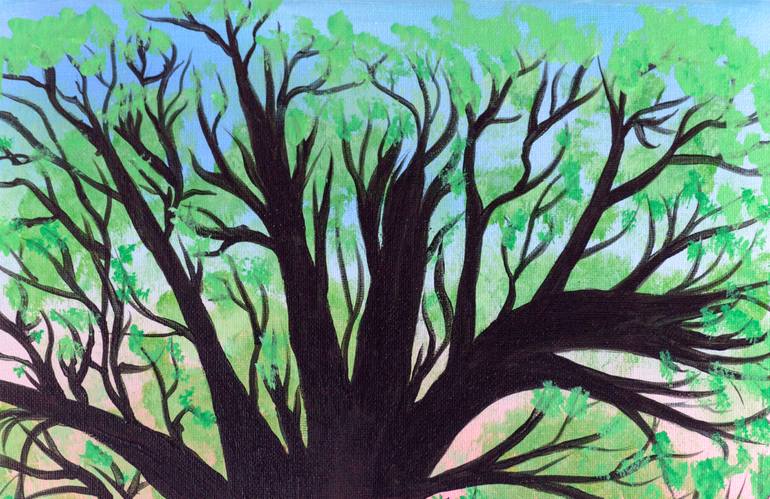 Original Impressionism Landscape Painting by Penny Firehorse