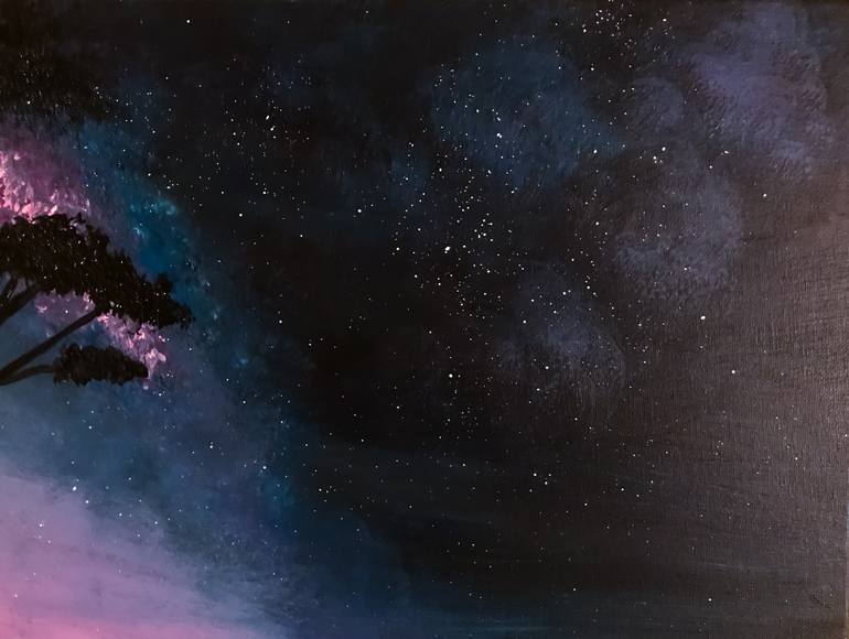 Original Conceptual Landscape Painting by Penny Firehorse